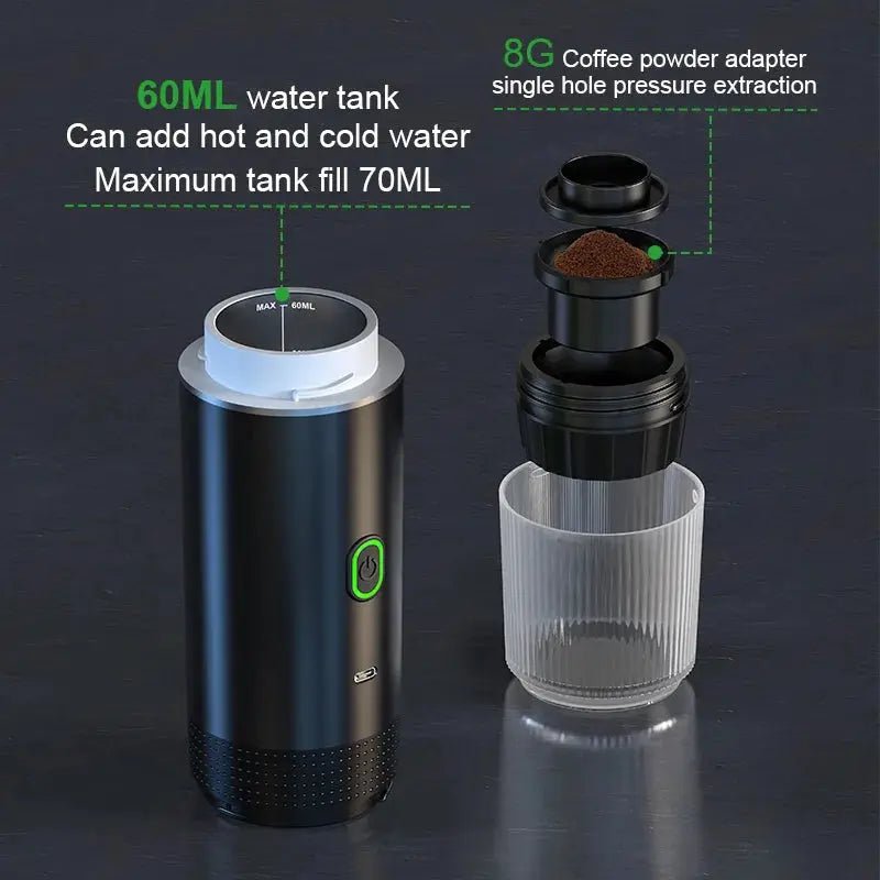 Cafetera Eléctrica Portátil InstantCoffee